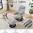 Brian 360° Swivel Chenille Massage Recliner Chair with Ottoman-357555204