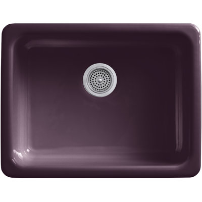 IronTones® 24.25" x 18.75" x 8.25" Top-/Under-Mount Single-Bowl Kitchen Sink