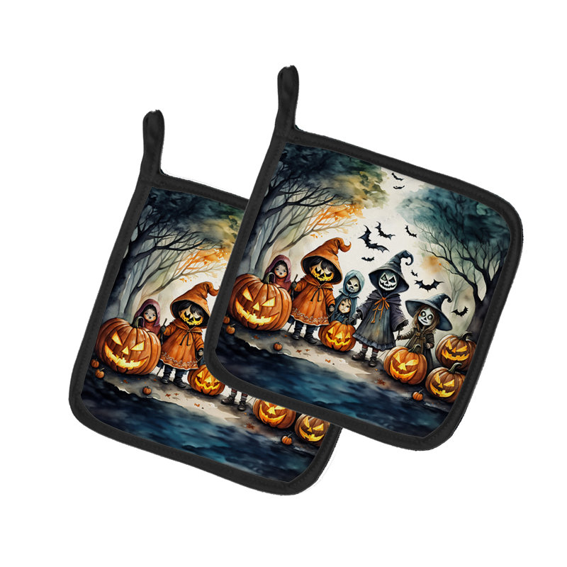 Paire de poignées Spooky Halloween