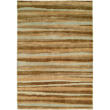 Wool Striped Area Rug
