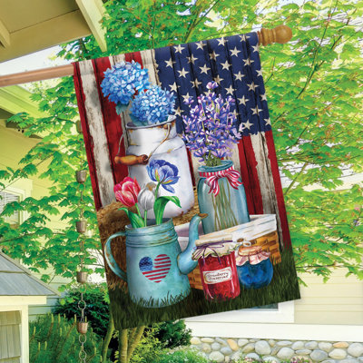 Drapeau de maison de pique-nique américain
