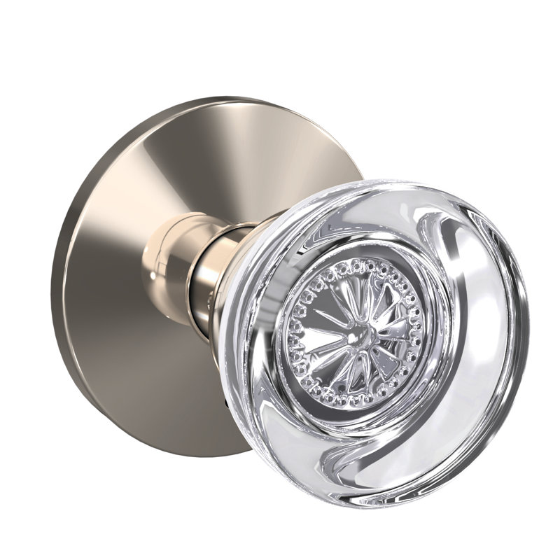 Hobson Door Knob, Polished Nickel