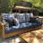 Abrum 77'' Wide Teak Patio Sofa with Sunbrella® Cushions