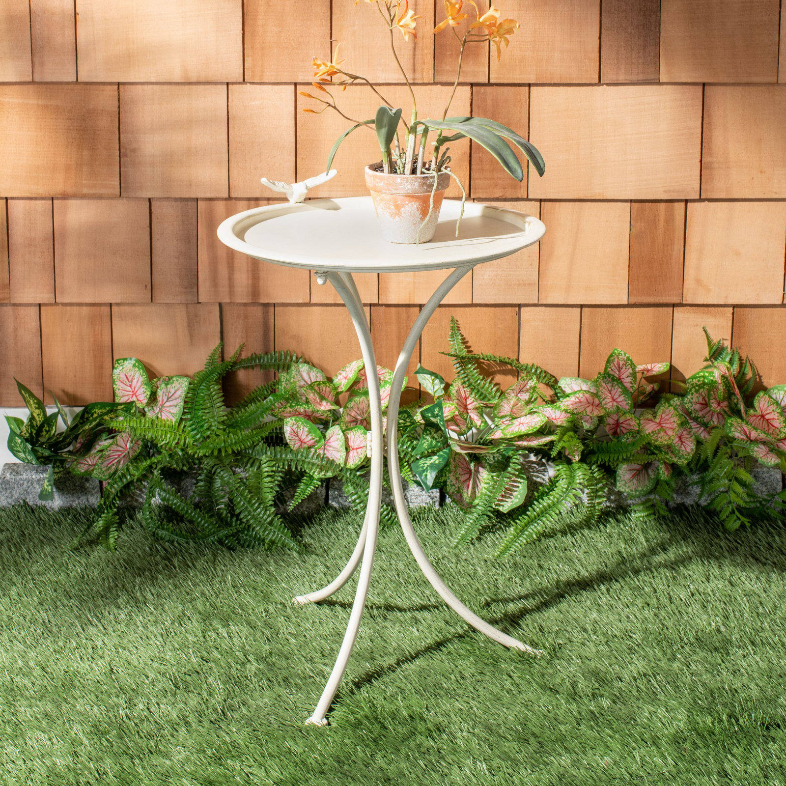Allison Birdbath, Pearl White