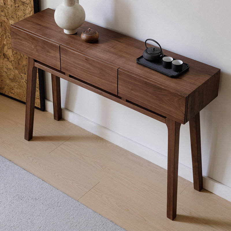 Nouvelle console en bois de style chinois, H 35,4 po x l 47,2 po x P 13,7 po