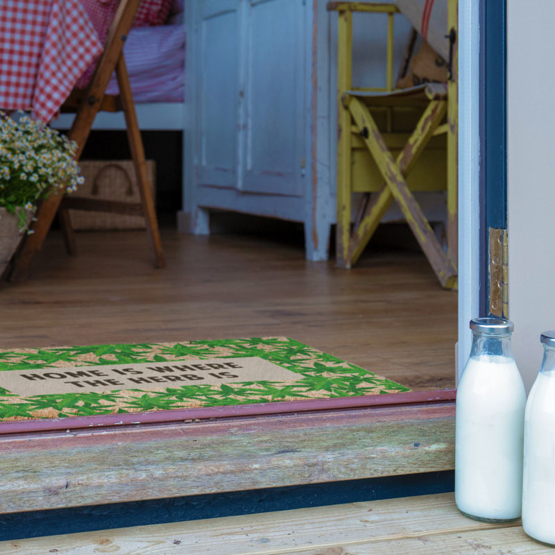 Godofredo Non-Slip Outdoor Doormat, Rectangle 40 x 60 cm