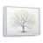 White Floater Framed