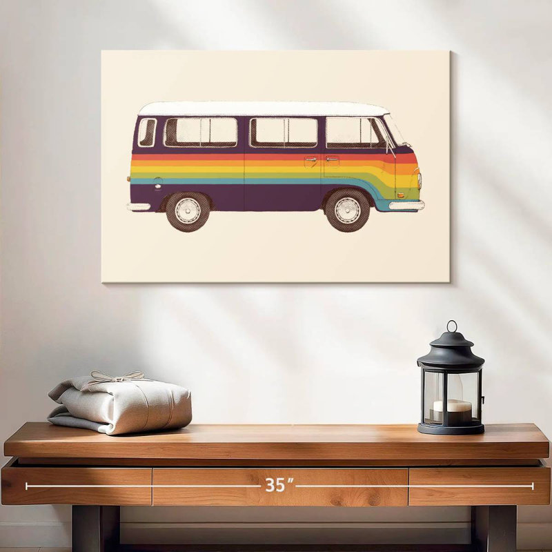 Mehar Rainbow Van, 16" H x 24" W