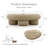 Jahmaal Curved Low Profile Coffee Table-1044745256