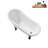 53.1'' x 25.6'' Freestanding Soaking Acrylic Bathtub-72770253-76285533