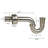 Freestanding Pedestal Sink Supply Kit with P-Trap and Cross Handles-50569360