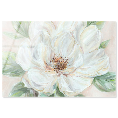 Bloom Romance - Estampe grand format florale et botanique acrylique d'Ira Comleva par Art Remedy, prête à accrocher, 66 x 44