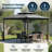 Barcelona 10 Ft. W x 12 Ft. D Aluminum Patio Gazebo with Mosquito Netting-27474915