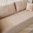 2-Piece 110" L-Shape Corduroy Upholstered Modular Sectional Sofa with 2 Pillows-559294992