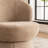 Modern Upholstered Dining Chairs, Boucle Fabric Swivel Barrel Chairs, Wingback Side Chairs, Vanity Chairs-1518962883