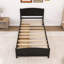 Lit plateforme simple avec deux tiroirs-1155337316