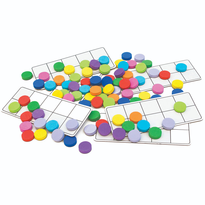 Rainbow Ten Frames, activités magnétiques d'apprentissage