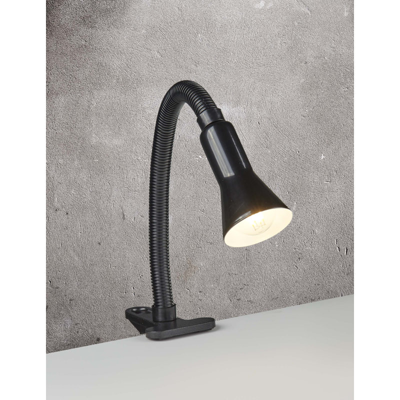 Suter Clip On Lamp, Black