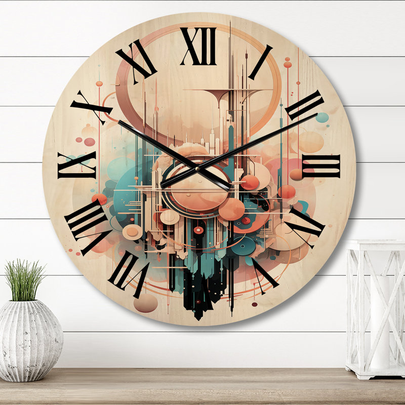 Horloge murale Glorious Elegance Nouveau, Moyenne
