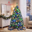 Sapin de Noël artificiel vert avec 150 lumières claires-1622062856