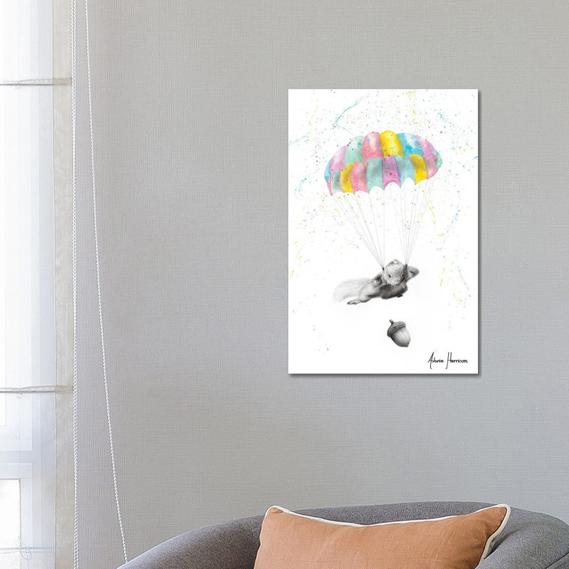 Squirrel Dreams by Ashvin Harrison - Wrapped Canvas Painting, 66.04 cm H x 45.72 cm W x 1.91 cm D