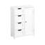 Armoire de rangement pour salle de bain avec tablettes et tiroirs réglables pour une organisation optimale