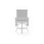 Fauteuil pivotant à hauteur de balançoire en aluminium avec accoudoirs en polymère de qualité marine Belle Isle-98940917-98940943