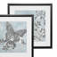 Ensemble de 2 reproductions encadrées à silhouette douce-27609848