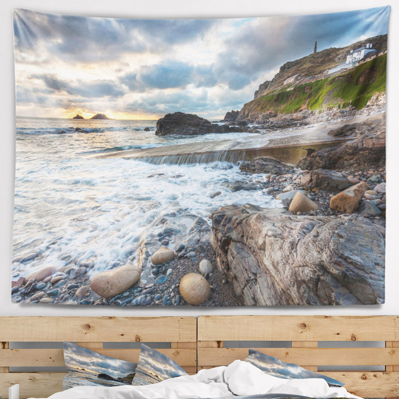 Seashore prests cove tapisserie du cap-cornouailles, H 32 po x l 39 po