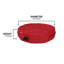 Contenant de rangement suspendu pour couronne de Noël-222160360