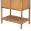 Armoire sophistiquée en placage avec plusieurs fonctions de rangement, idéale pour le bureau, l'entrée, le couloir et le salon-292158054
