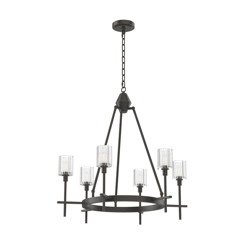Salita 6 - Light Chandelier, Urban Bronze