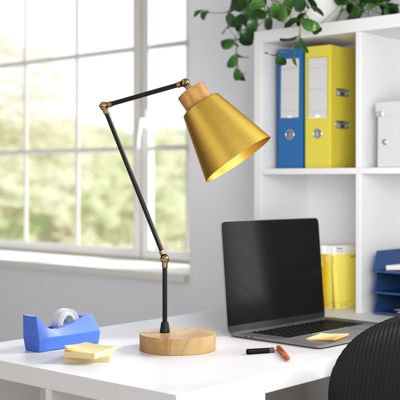 Caban 52cm Desk Lamp, Light Oak
