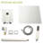 Ceiling Mounted Dual Shower - 10 Inch Square Brushed Nickel With Function And Detachable Handheld Head Rain Spray In Nickel, Easy To Install Clean-124549437