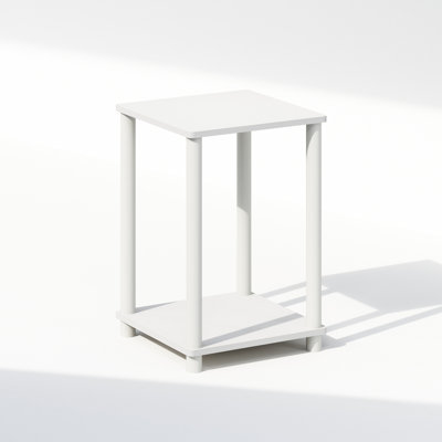 Table de chevet, blanche et blanche