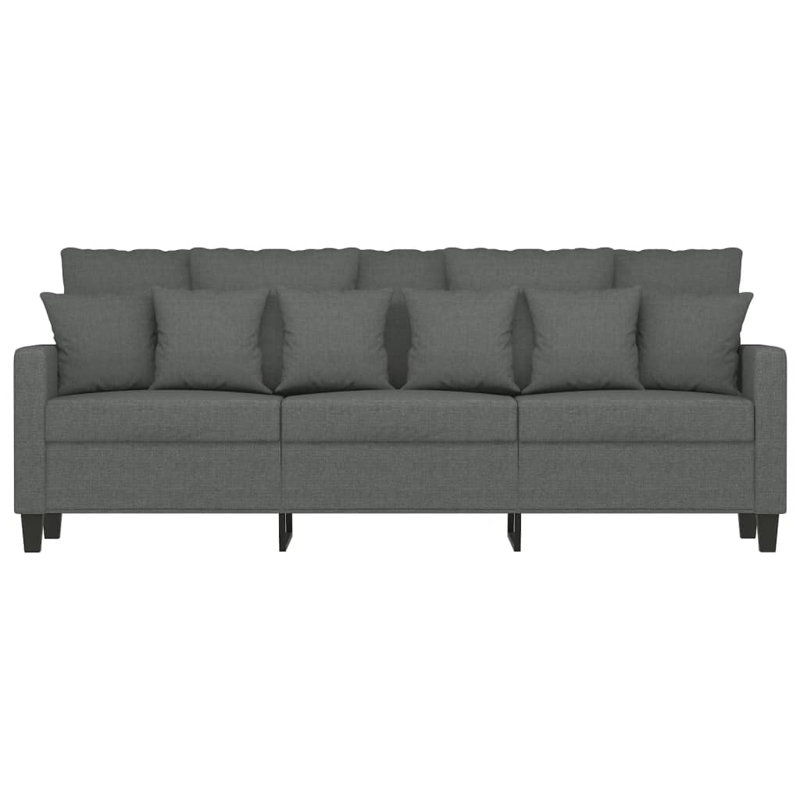 Canapé Adesire, Polyester 100 % gris foncé