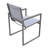 HomeRoots Metal Outdoor Lounge Chair