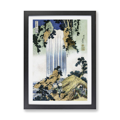 Yoro Waterfall In Mino Province by Katsushika Hokusai - Single Picture Frame Print