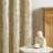 100% Blackout Curtains, Grommet Pattern Gold Foil Printed Window Treatments Room Darkening Drapes for Bedroom, 2 Panels-895037122-895037120