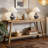 70.9" Console Table, Farmhouse Entryway Table 2-Tier Sofa Table-88445915