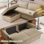 Canapé-lit convertible 85 po en tissu texturé, canapé-lit 2 en 1 moderne-1853697425