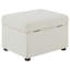 Repose-pieds avec rangement relevable hydraulique Merced Beige (seulement avec repose-pieds)
