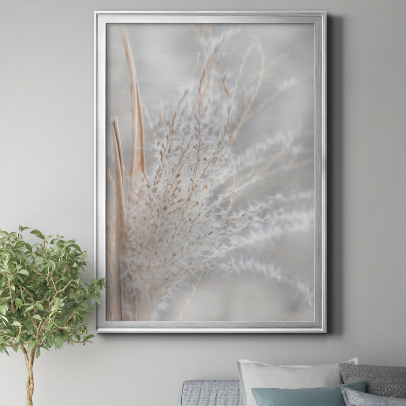 «Summer Wisps I» par J Paul - reproduction de photo sur toile encadrée, H 18,5 po x l 24,5 po x P 1,5 po, Argent