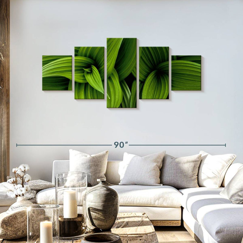 Vert faux ellébore, H 30 po x l 68 po