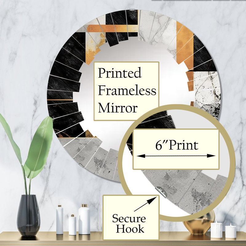 Miroir Bergenline, 32 po x 32 po