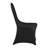 Universal Stretch Spandex Folding Chair Covers - Black Elastic Slipcovers for Wedding, Banquet & Party (30 Pack)
