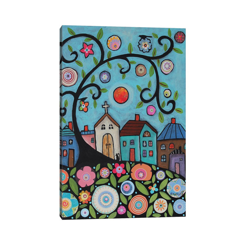 Church Cat 1 Piece Wrapped Canvas Painting, 30.48cm H x 20.32 cm W x 1.905 cm D