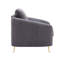 Yuina 60" Loveseat, Grey Linen