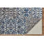 Tapis damassé bleu Mattias-915824372