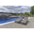 Vivere Denisia Stackable Aluminum Glendale Lounger Set Made with Premium Phifertex Fabric-1755912008